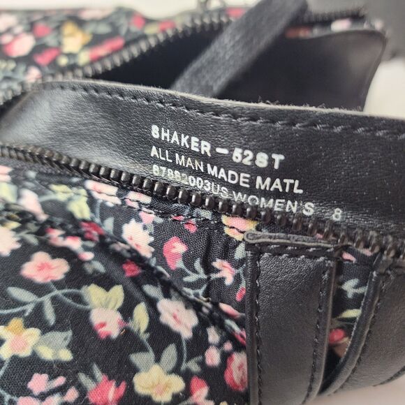 Demonia Shaker 52 Boots Platform Black Floral Womens 8 Spike Goth Grunge - Picture 10 of 15